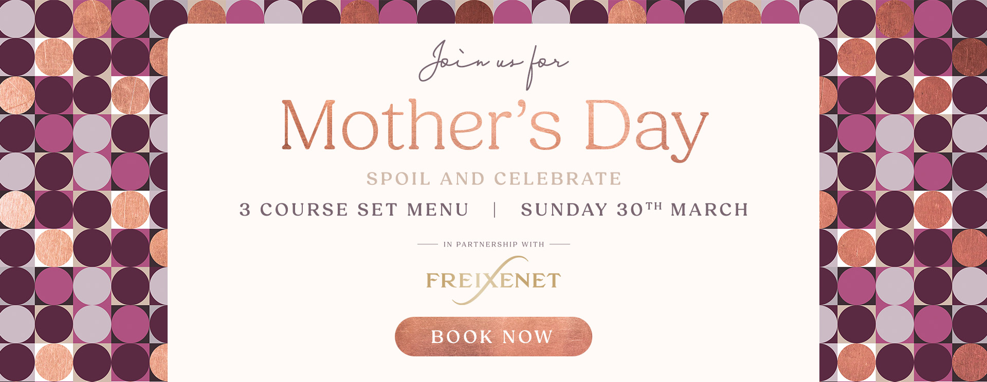 Mother’s Day menu/meal in Solihull